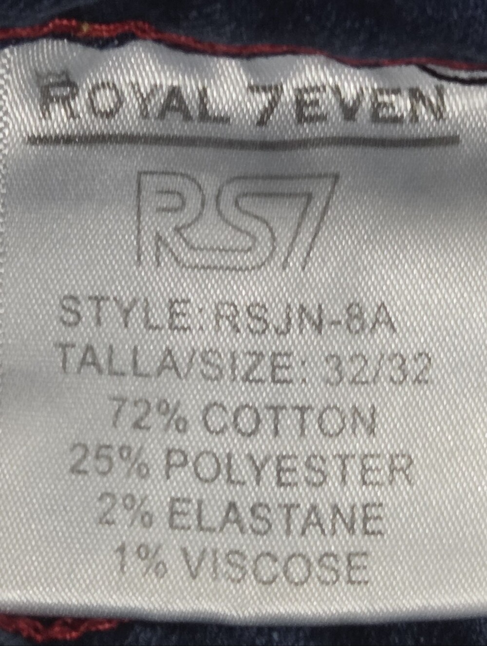 Royal 7even RS7 Paint Splatter Stretch Slim Jeans - 32x32 - Picture 7 of 9